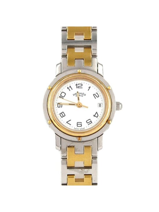 Hermes Clipper Quartz Watch White main image 6